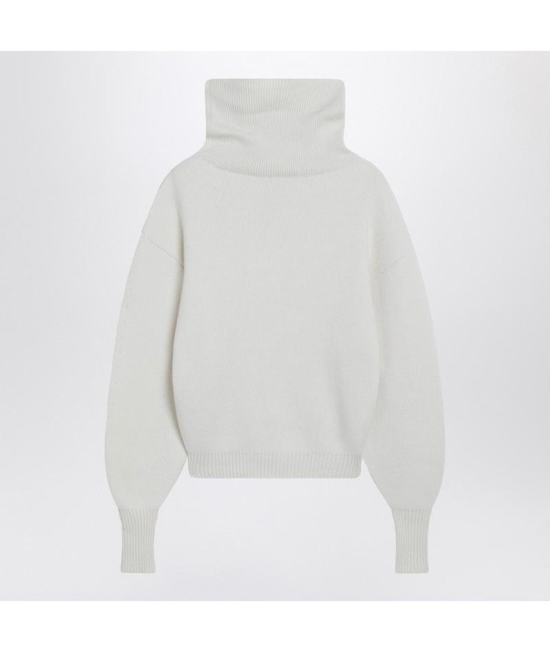 JACQUEMUS Белый шерстяной джемпер / свитер, фото 2