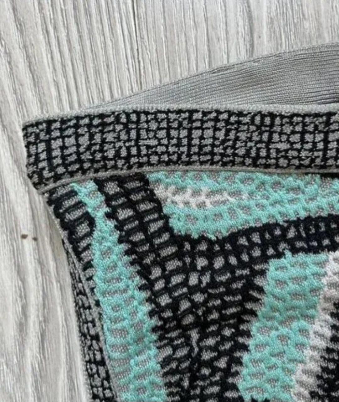 HERVE LEGER Мульти юбка миди, фото 3