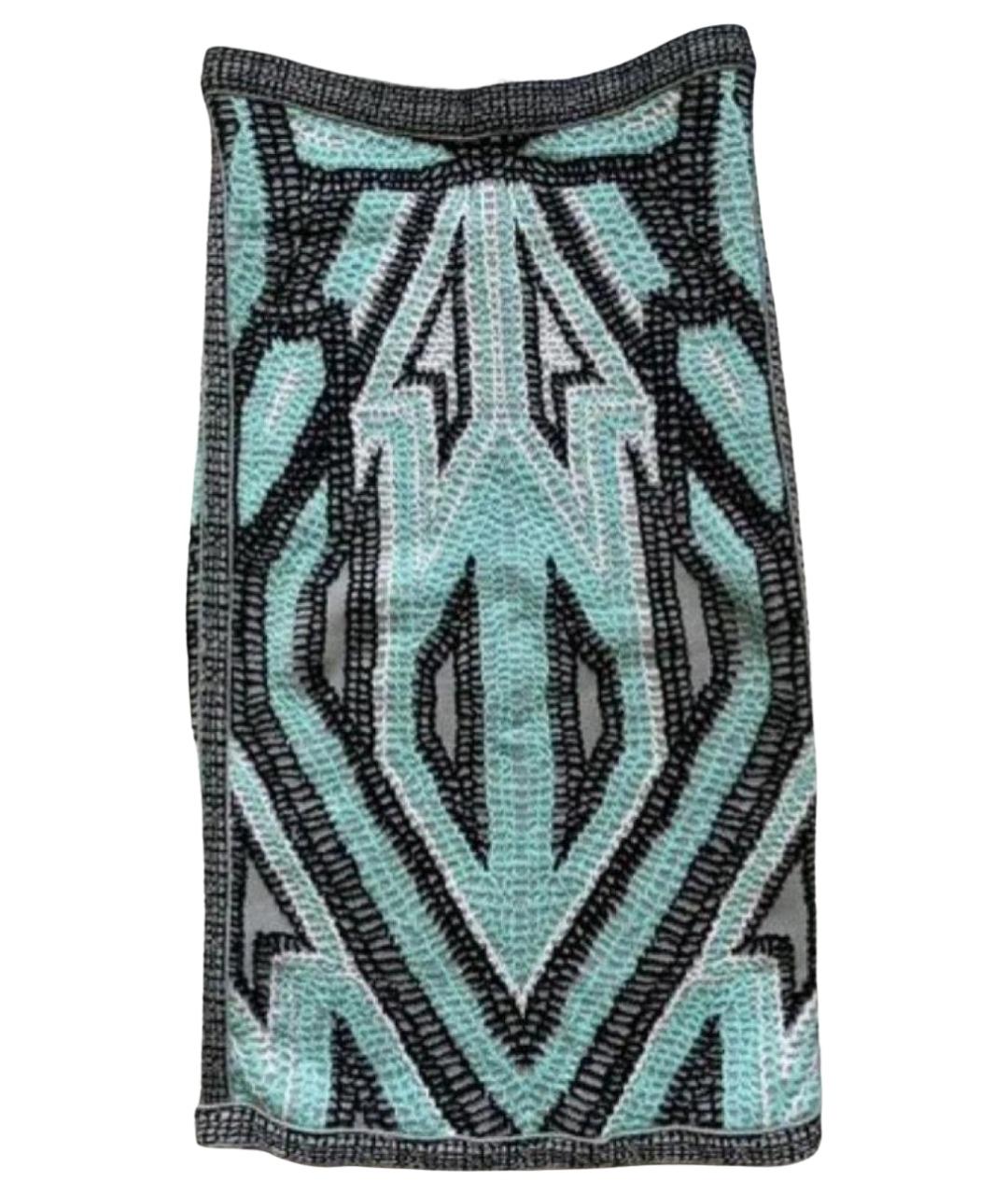 HERVE LEGER Мульти юбка миди, фото 1