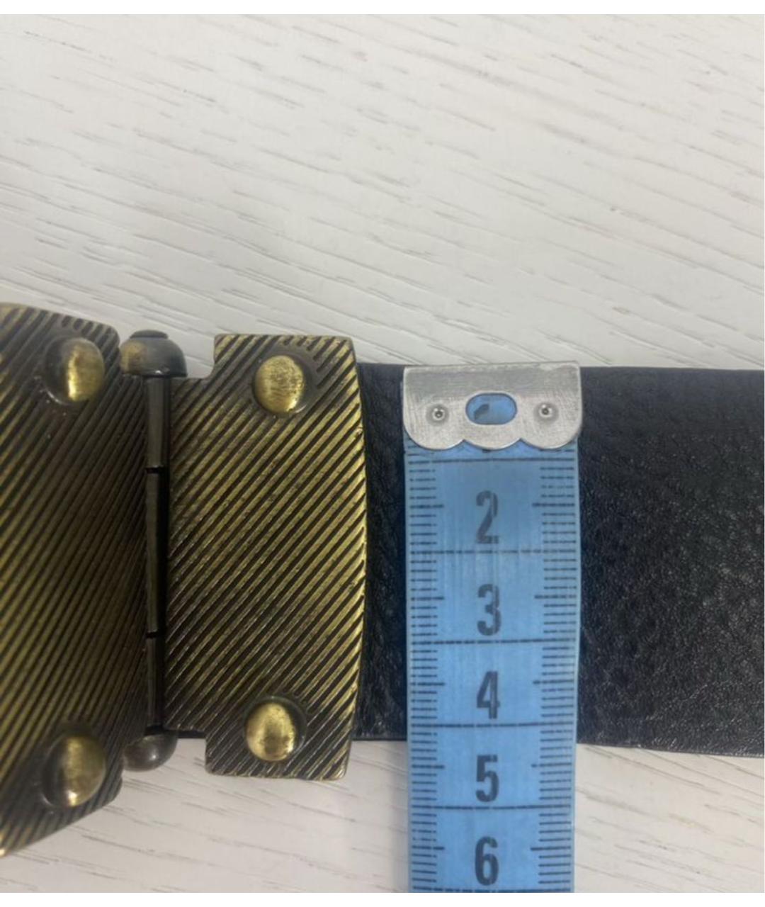 JO NO FUI Черный кожаный ремень, фото 8
