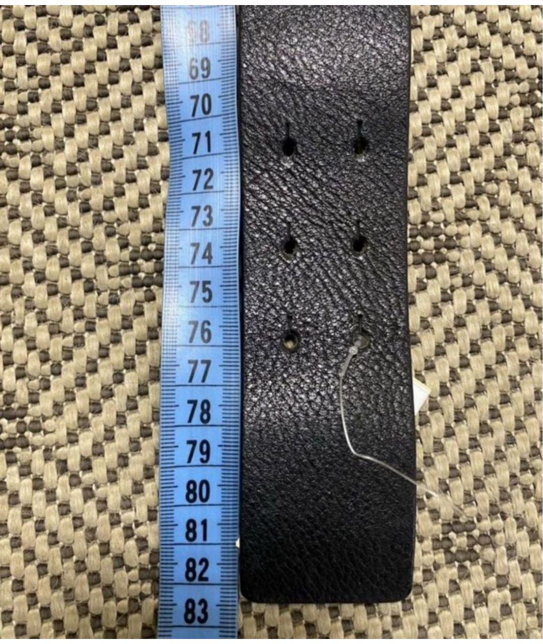 JO NO FUI Черный кожаный ремень, фото 7