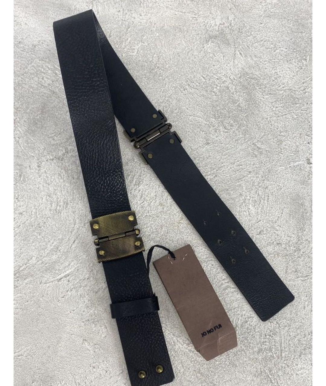 JO NO FUI Черный кожаный ремень, фото 6