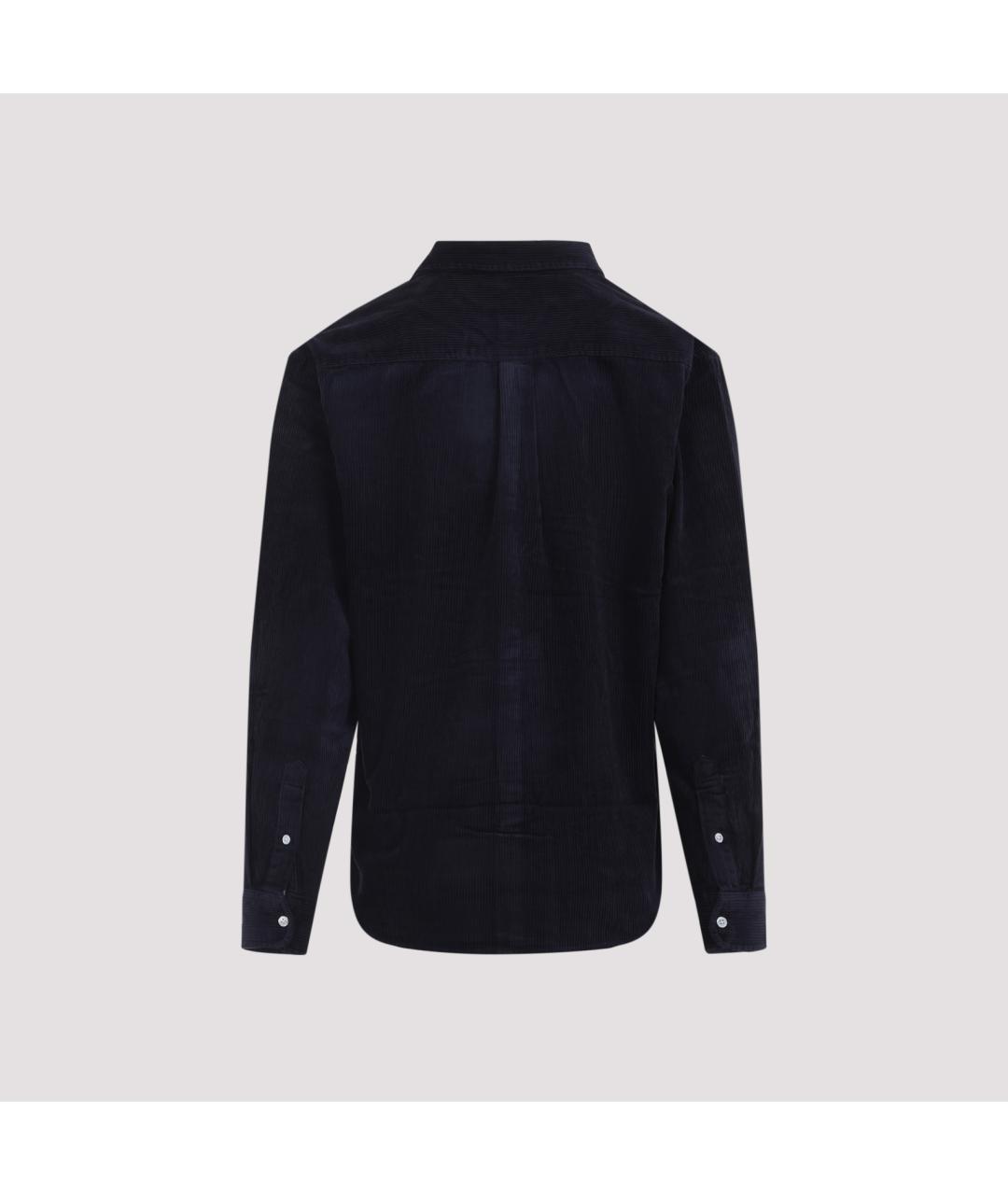 CARHARTT WIP Синяя хлопковая кэжуал рубашка, фото 2