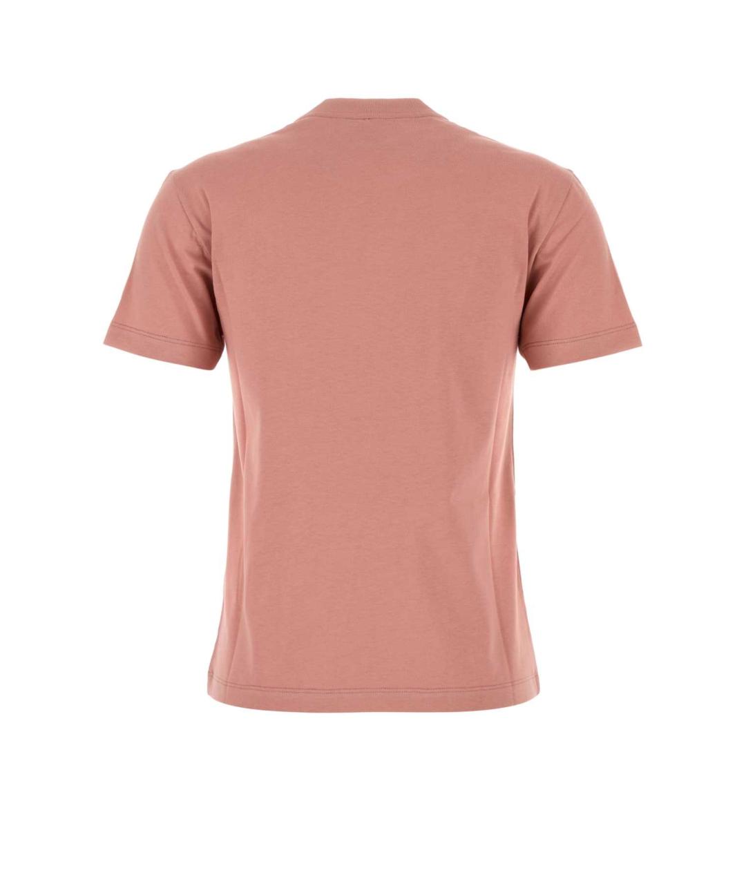 FENDI Розовая хлопковая футболка, фото 2