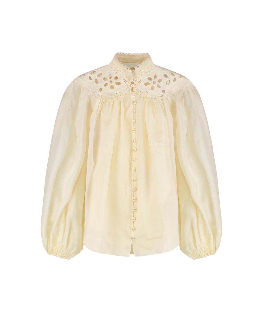 ZIMMERMANN Бежевая блузы, фото 1