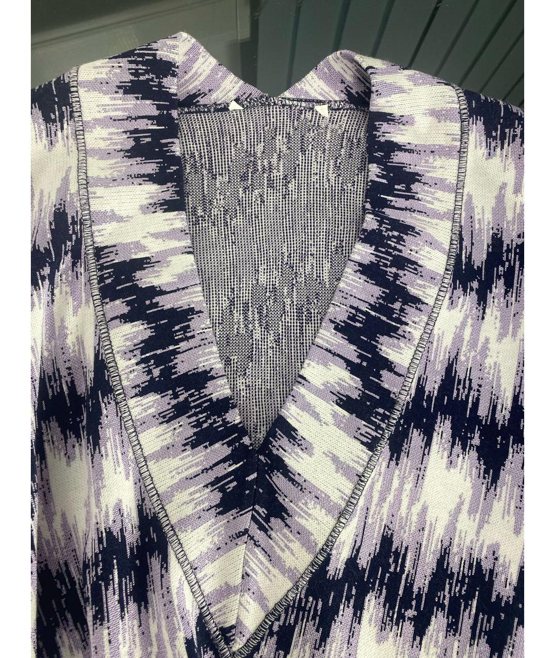 MAX MARA Фиолетовый вискозный джемпер / свитер, фото 3