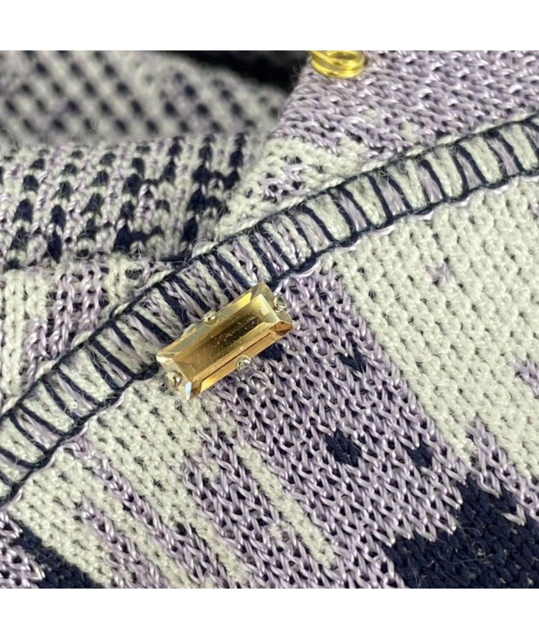 MAX MARA Фиолетовый вискозный джемпер / свитер, фото 4