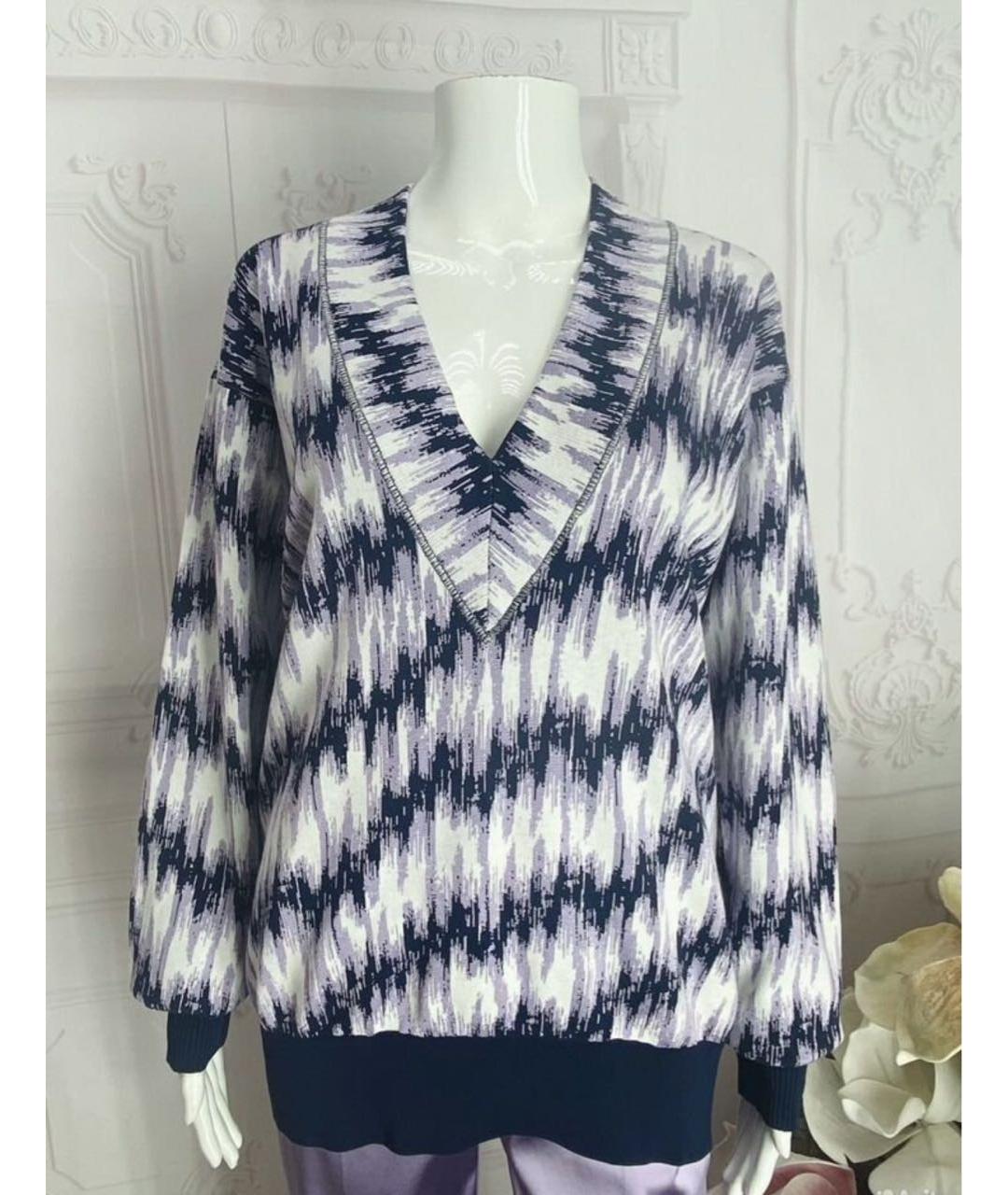 MAX MARA Фиолетовый вискозный джемпер / свитер, фото 5