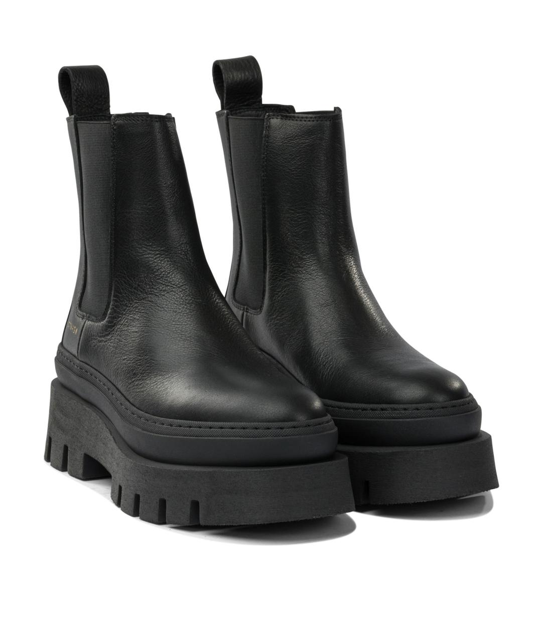 COPENHAGEN Черные кожаные ботинки, фото 2