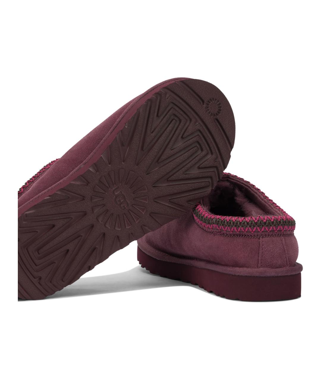 UGG AUSTRALIA Бордовые замшевые мюли, фото 5