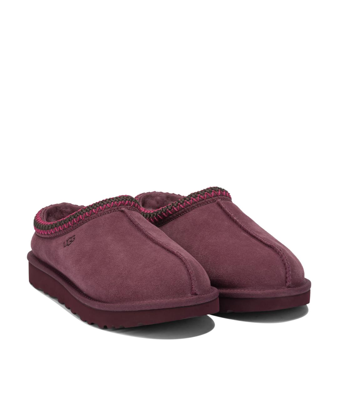 UGG AUSTRALIA Бордовые замшевые мюли, фото 2