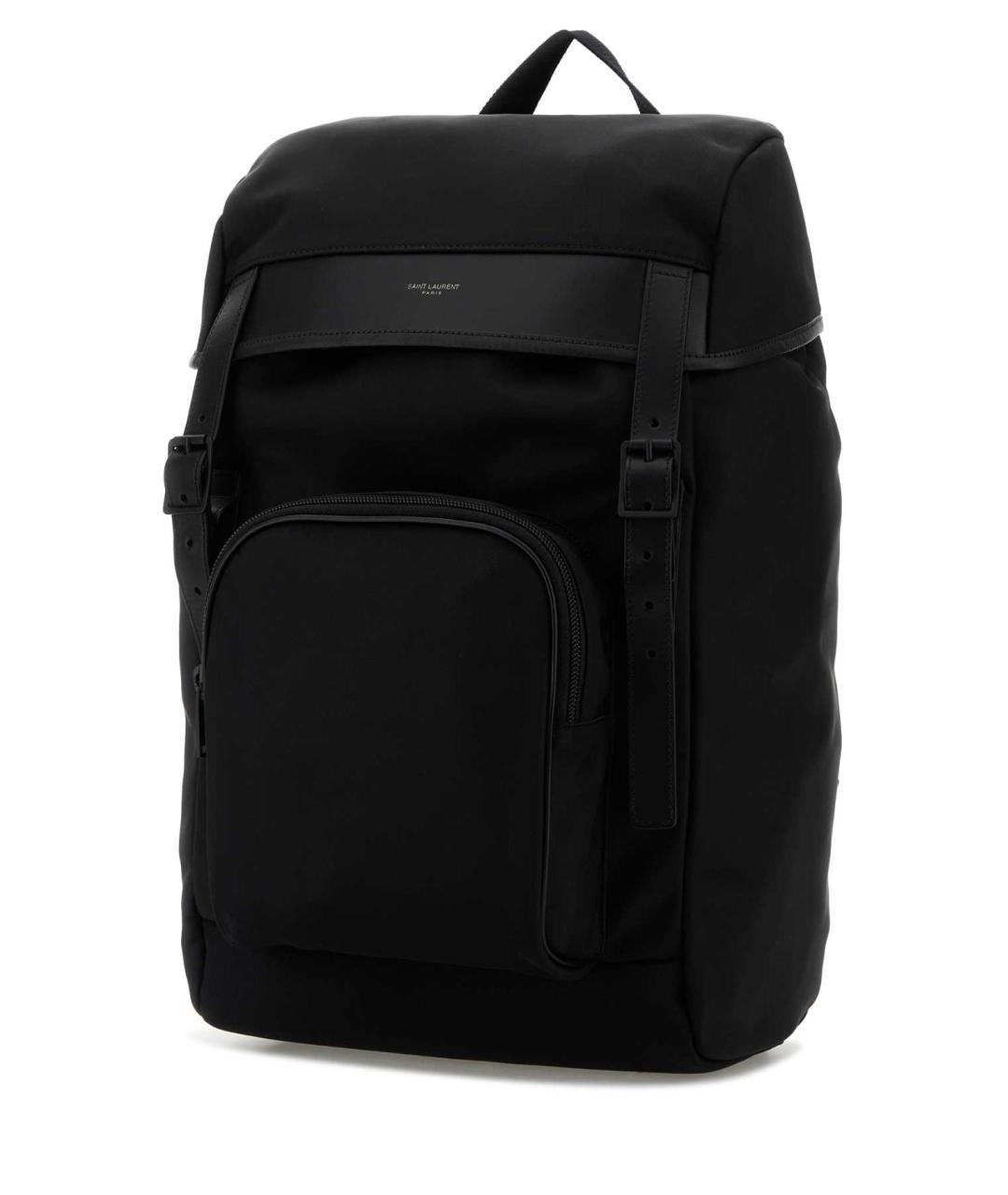 SAINT LAURENT Черный тканевый рюкзак, фото 2