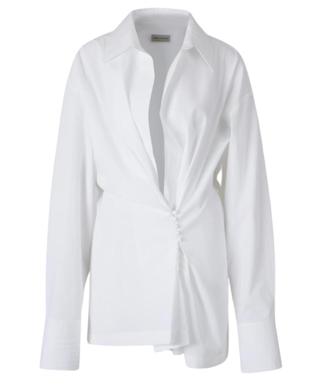 DRIES VAN NOTEN Белая хлопковая рубашка, фото 1