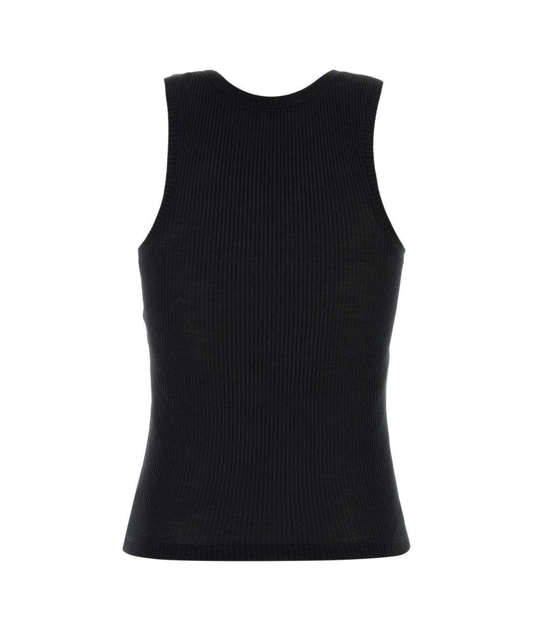 LOEWE Черная шелковая майка, фото 2