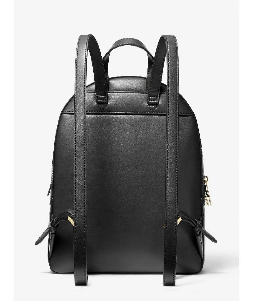 MICHAEL KORS Черный кожаный рюкзак, фото 2