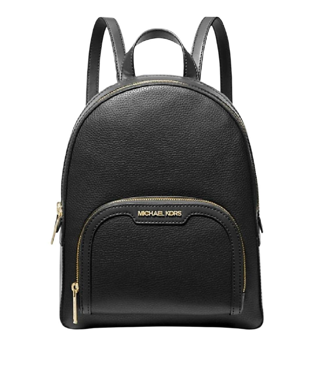 MICHAEL KORS Черный кожаный рюкзак, фото 1