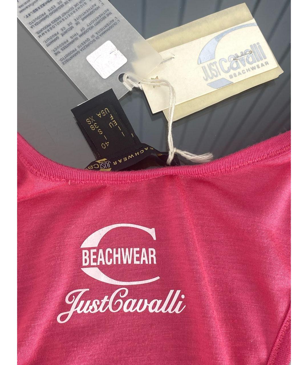 JUST CAVALLI Розовая майка, фото 7