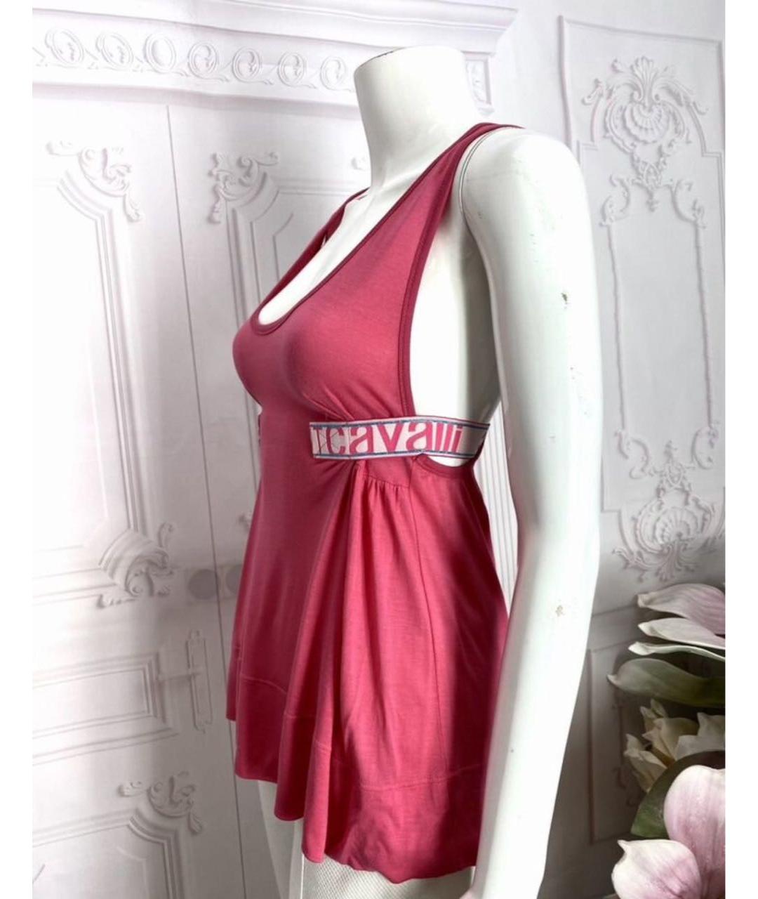JUST CAVALLI Розовая майка, фото 5