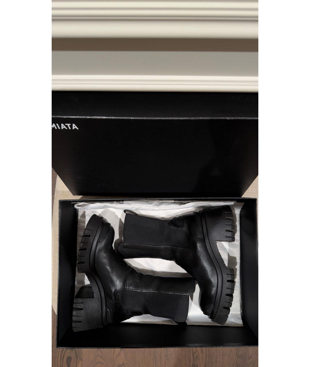 PREMIATA Черные кожаные ботинки, фото 6