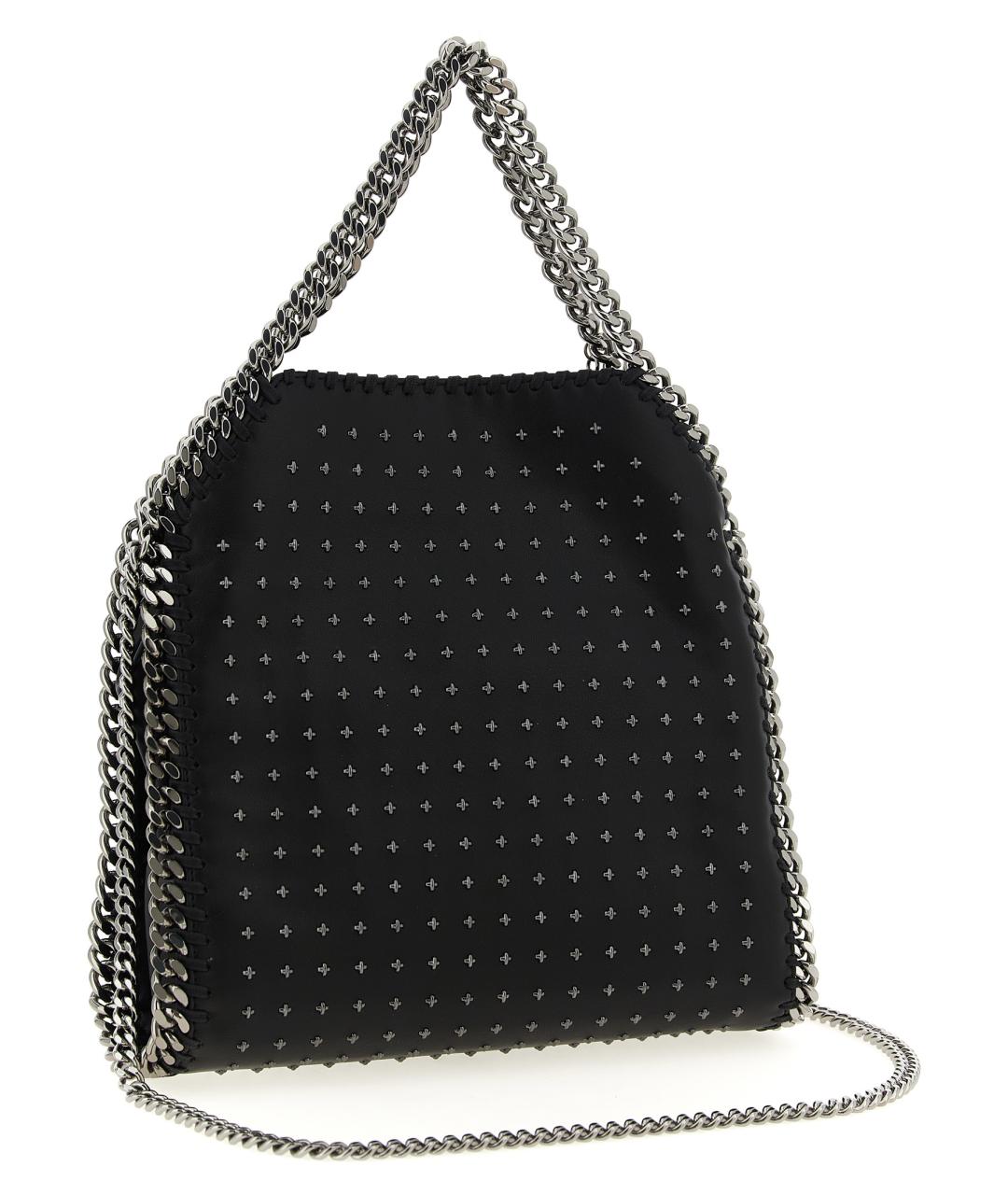 STELLA MCCARTNEY Черная синтетическая сумка с короткими ручками, фото 1