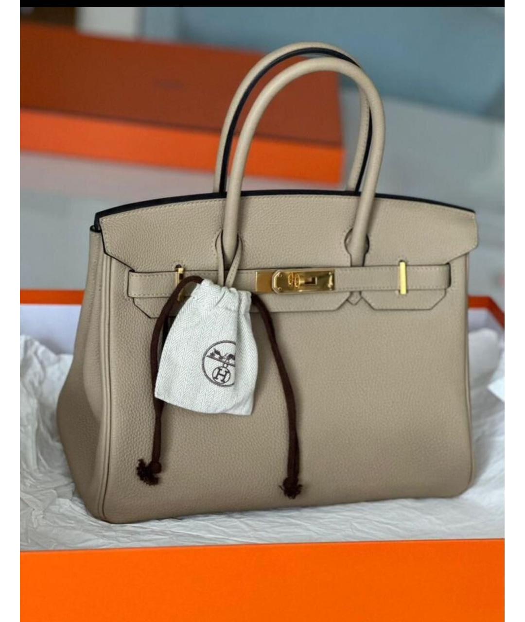 HERMES Кожаная сумка тоут, фото 3