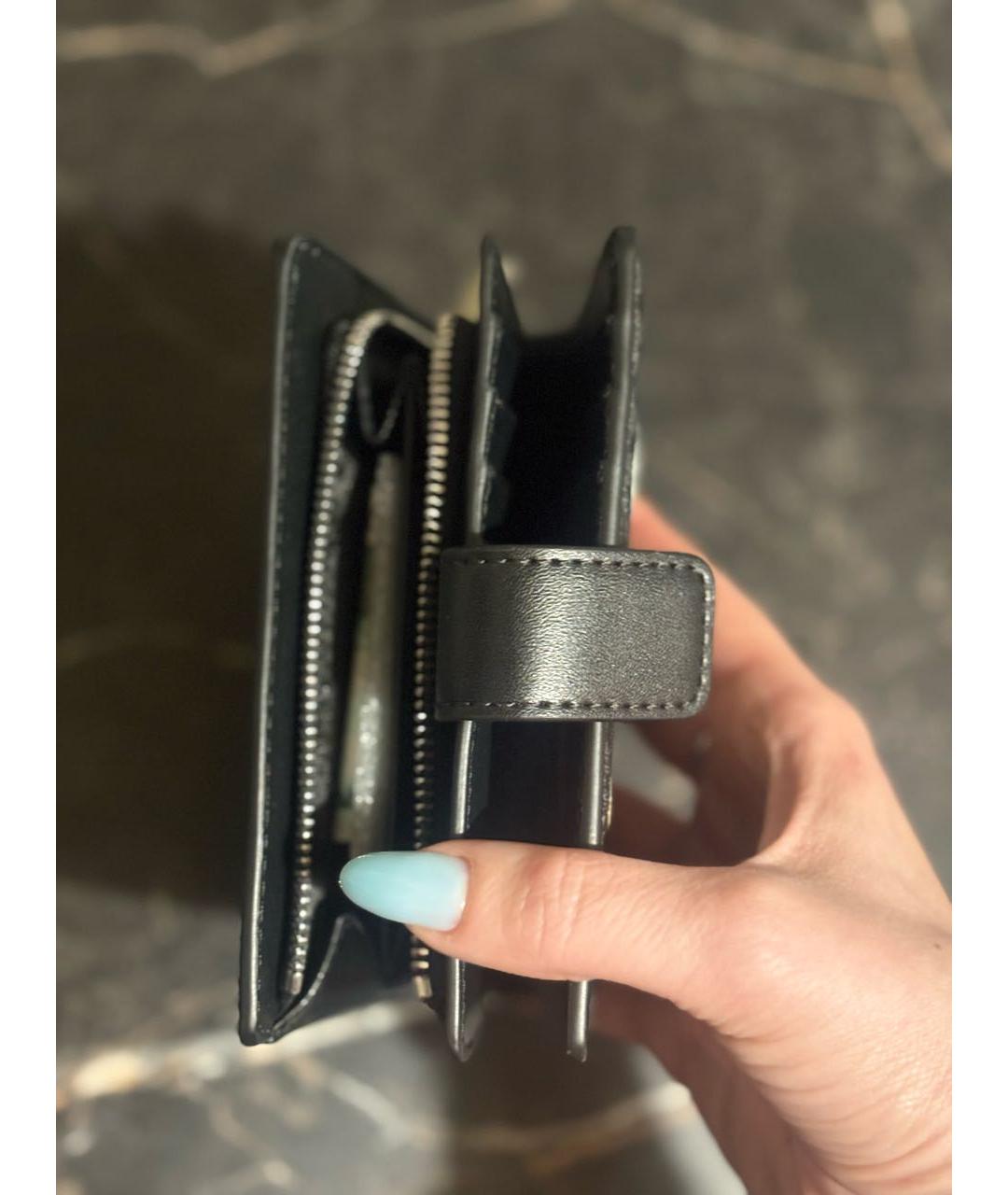 MICHAEL KORS Черный кошелек из искусственной кожи, фото 2