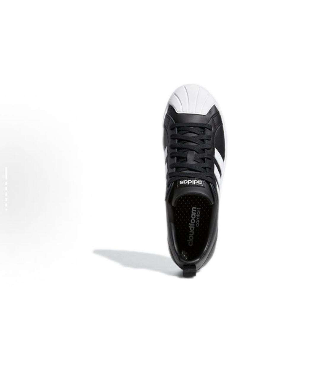 ADIDAS Черные кожаные кроссовки, фото 5