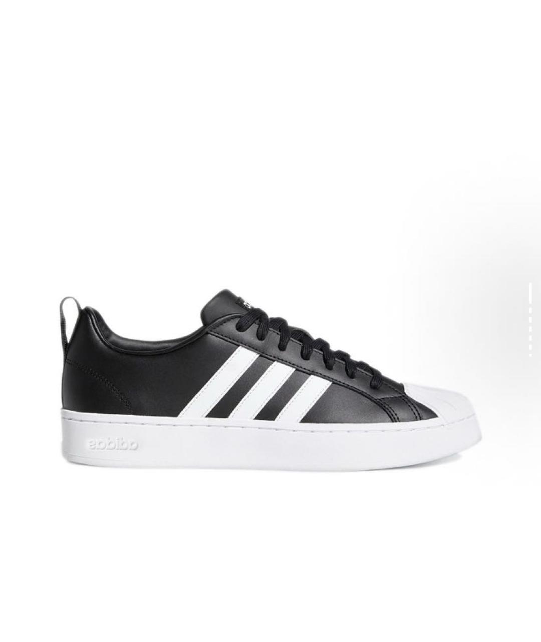 ADIDAS Черные кожаные кроссовки, фото 7