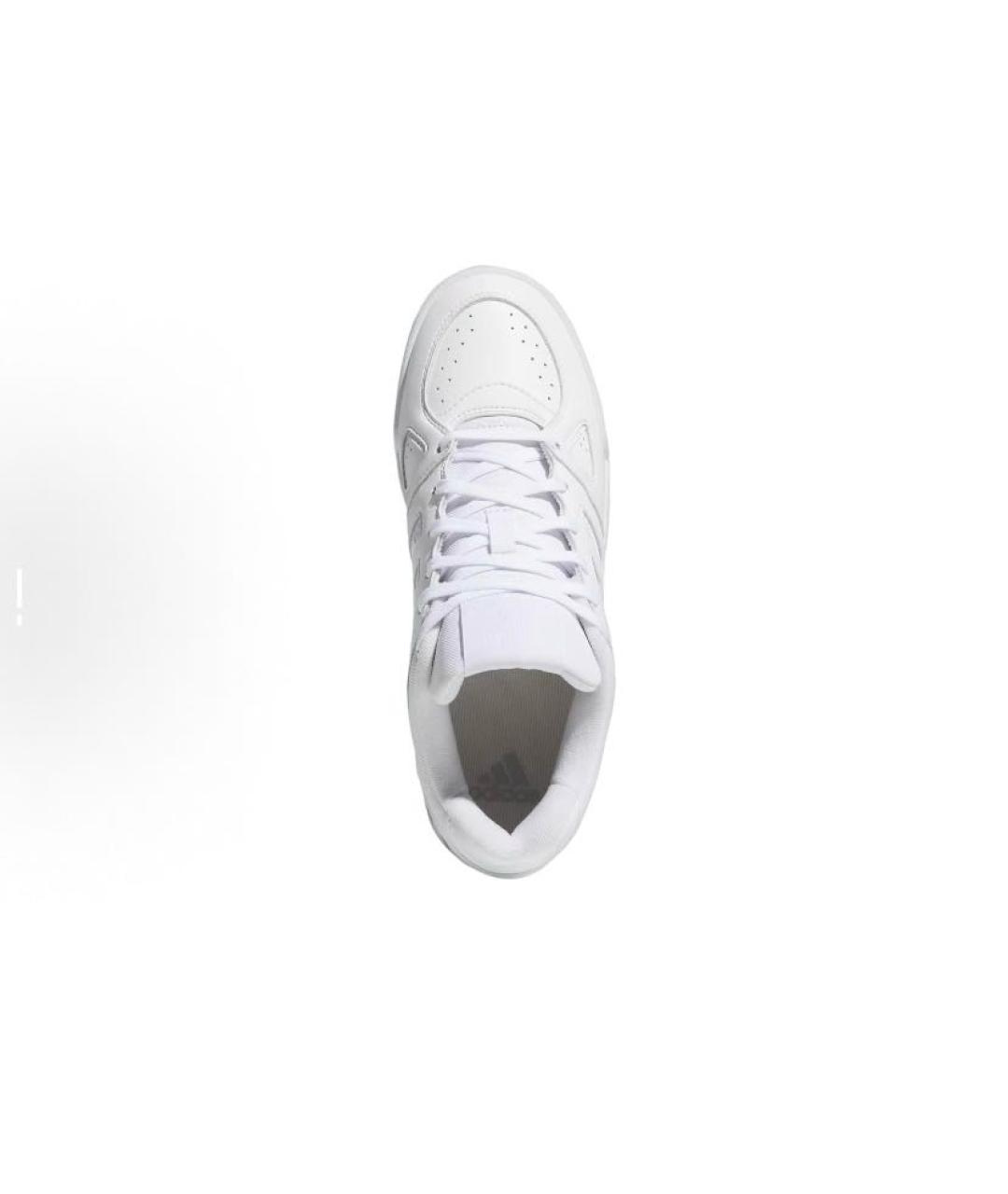ADIDAS Белые кожаные кроссовки, фото 5