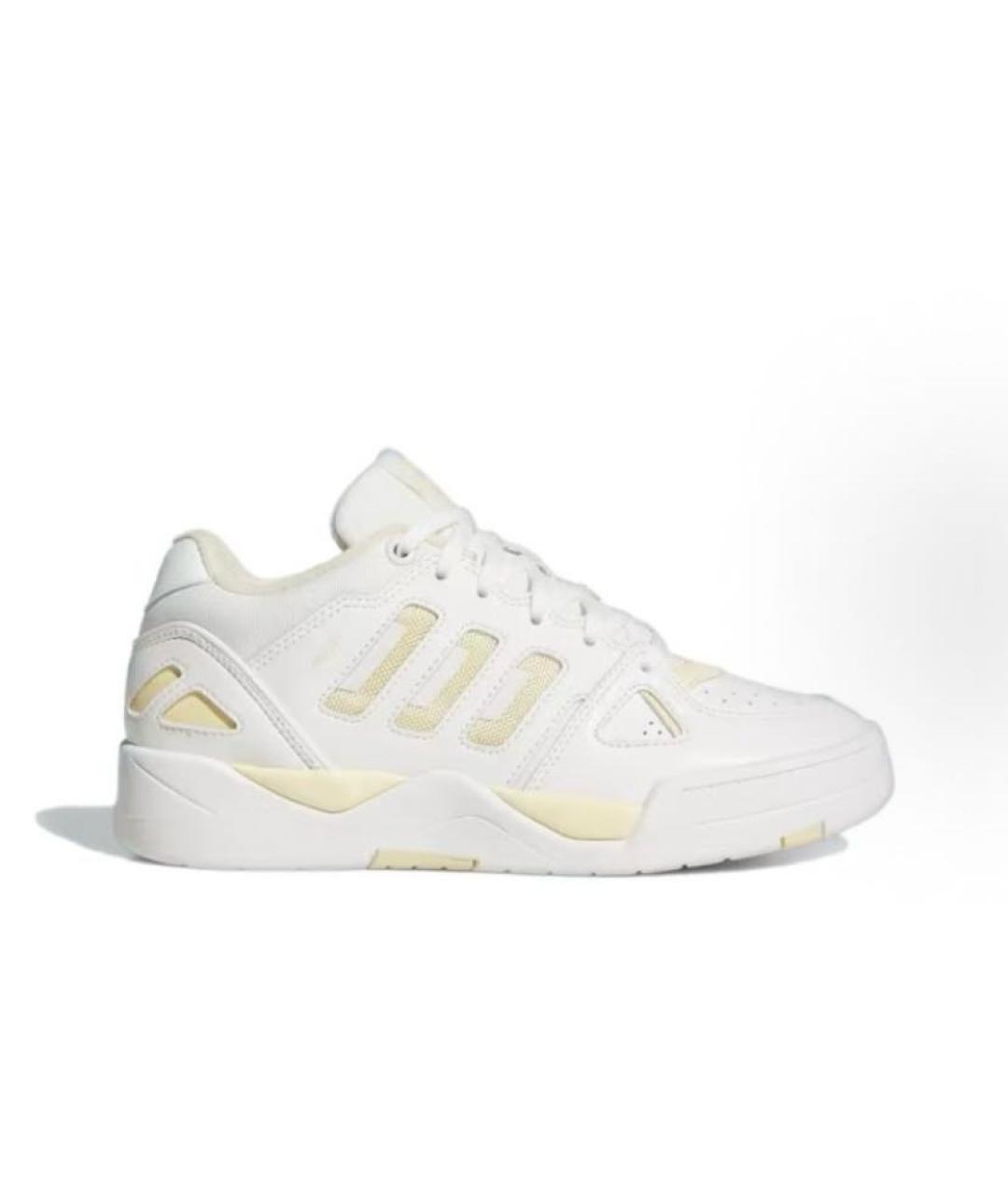 ADIDAS Белые кожаные кроссовки, фото 7