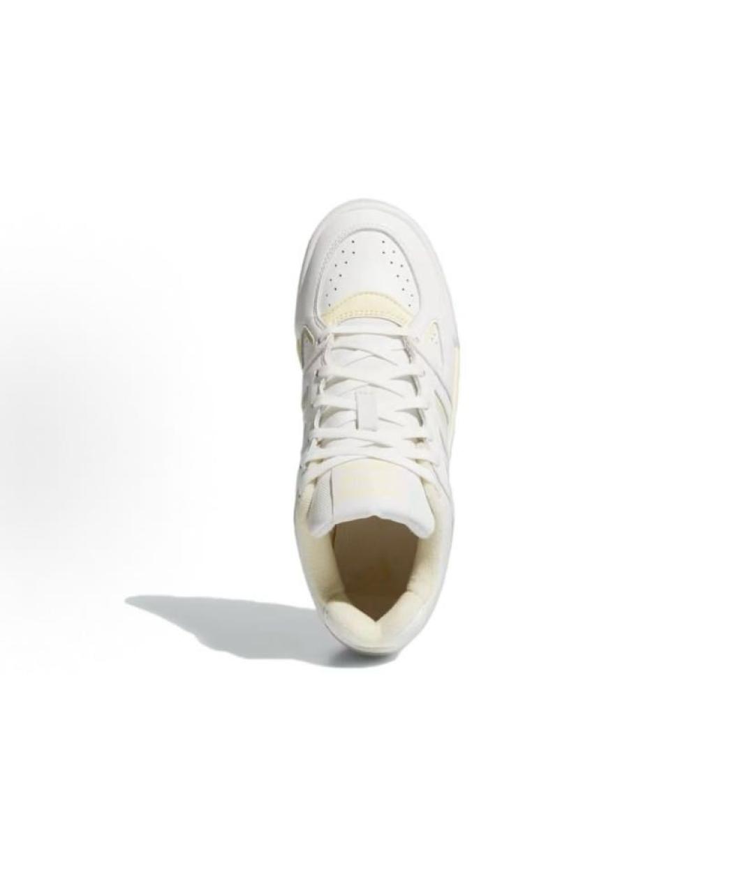 ADIDAS Белые кожаные кроссовки, фото 5