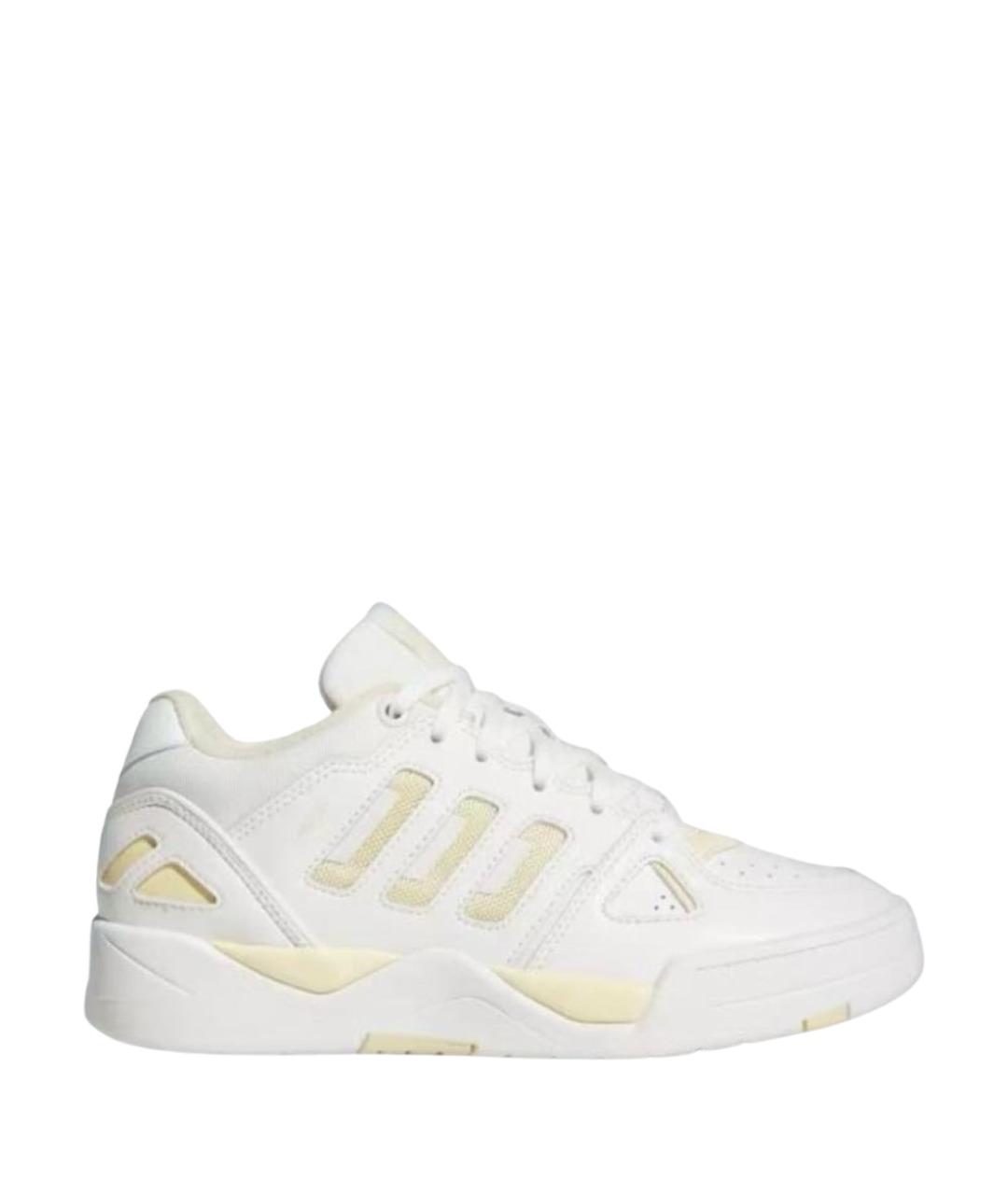 ADIDAS Белые кожаные кроссовки, фото 1