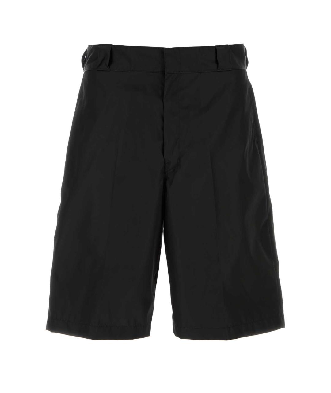 PRADA Черные полиамидовые шорты, фото 1