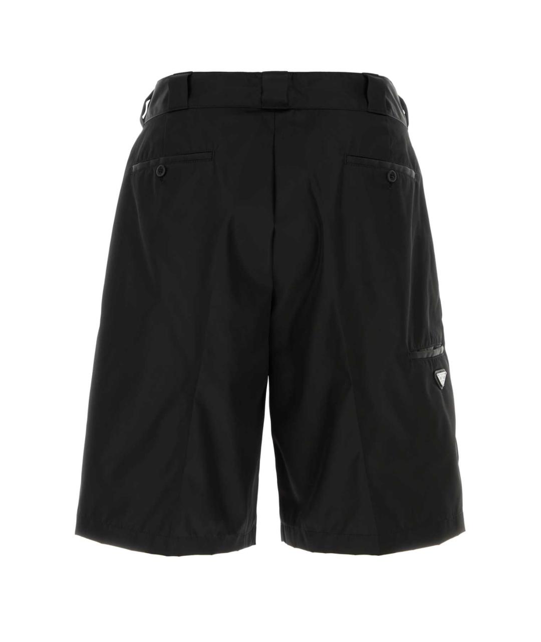 PRADA Черные полиамидовые шорты, фото 2