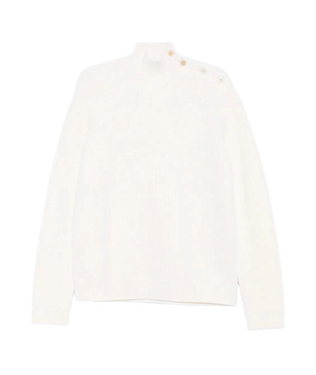 PRADA Белая кашемировая водолазка, фото 1