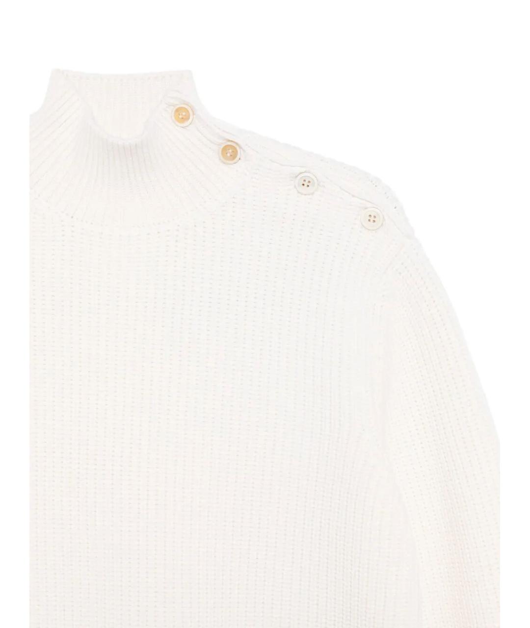 PRADA Белая кашемировая водолазка, фото 3