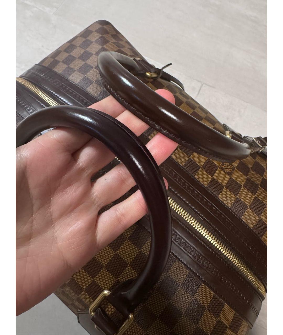 LOUIS VUITTON Коричневая дорожная/спортивная сумка, фото 4