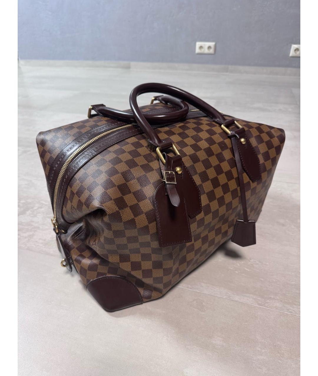 LOUIS VUITTON Коричневая дорожная/спортивная сумка, фото 2