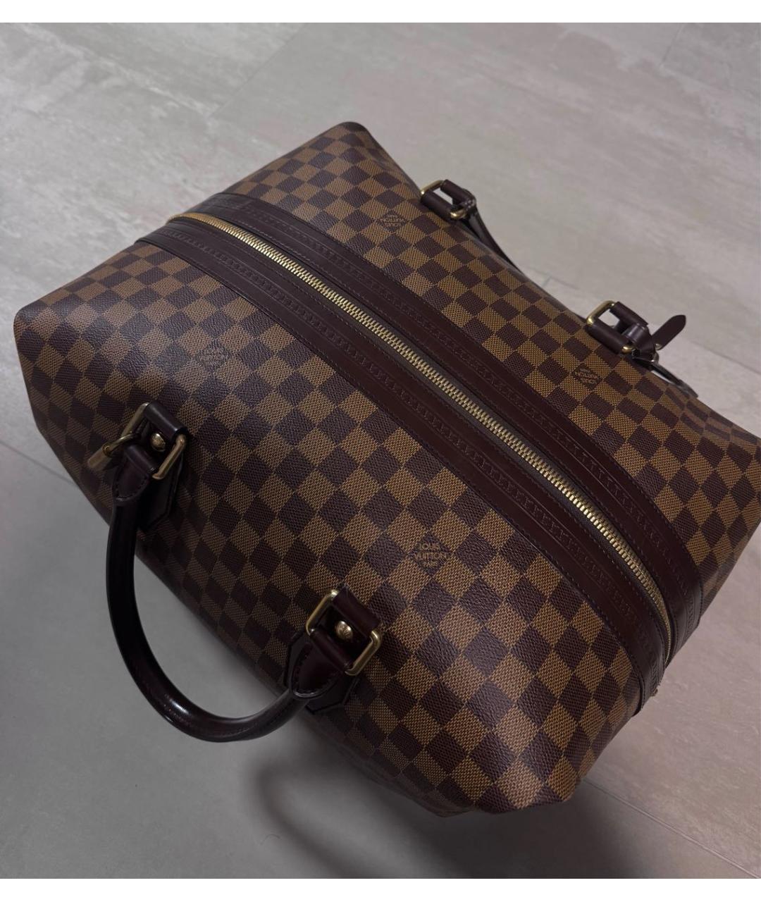 LOUIS VUITTON Коричневая дорожная/спортивная сумка, фото 5