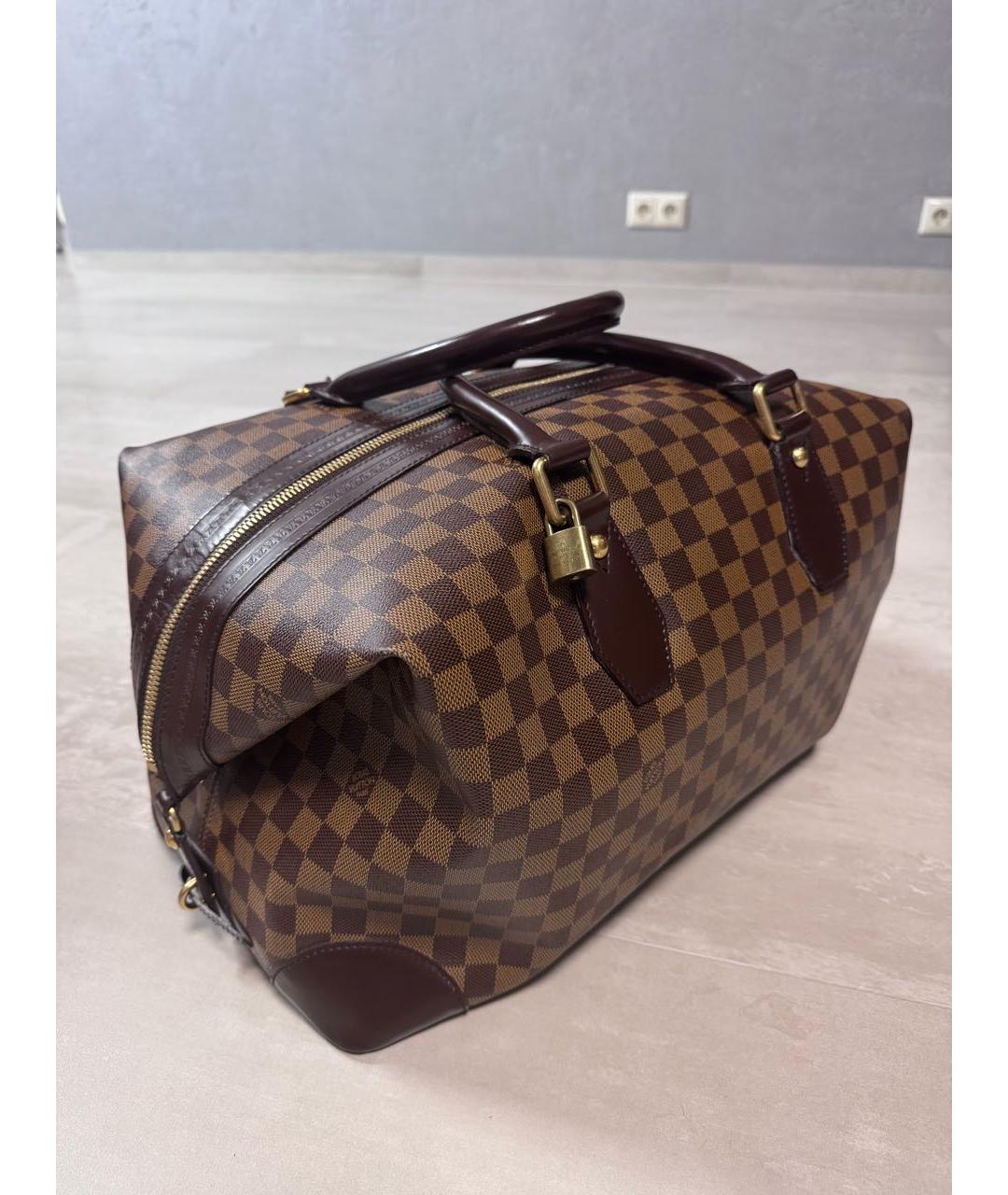 LOUIS VUITTON Коричневая дорожная/спортивная сумка, фото 3