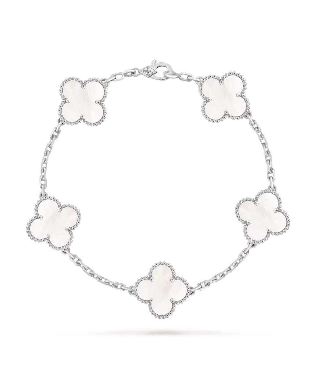 VAN CLEEF & ARPELS Серебрянный браслет из белого золота, фото 6