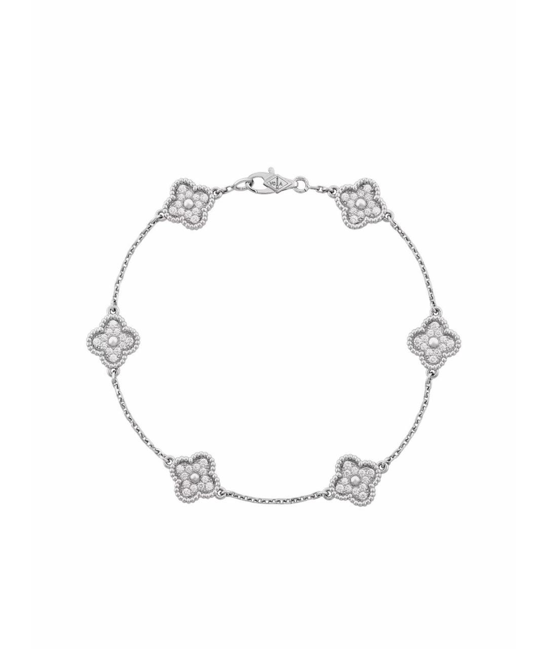 VAN CLEEF & ARPELS Серебрянный браслет из белого золота, фото 1