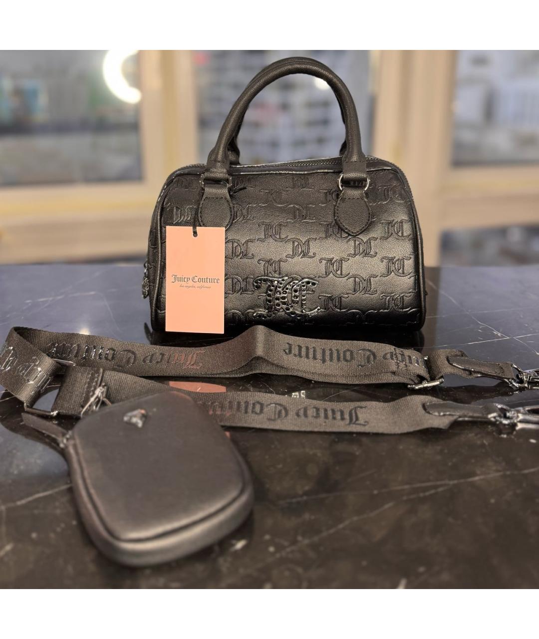 JUICY COUTURE Черная сумка через плечо, фото 2