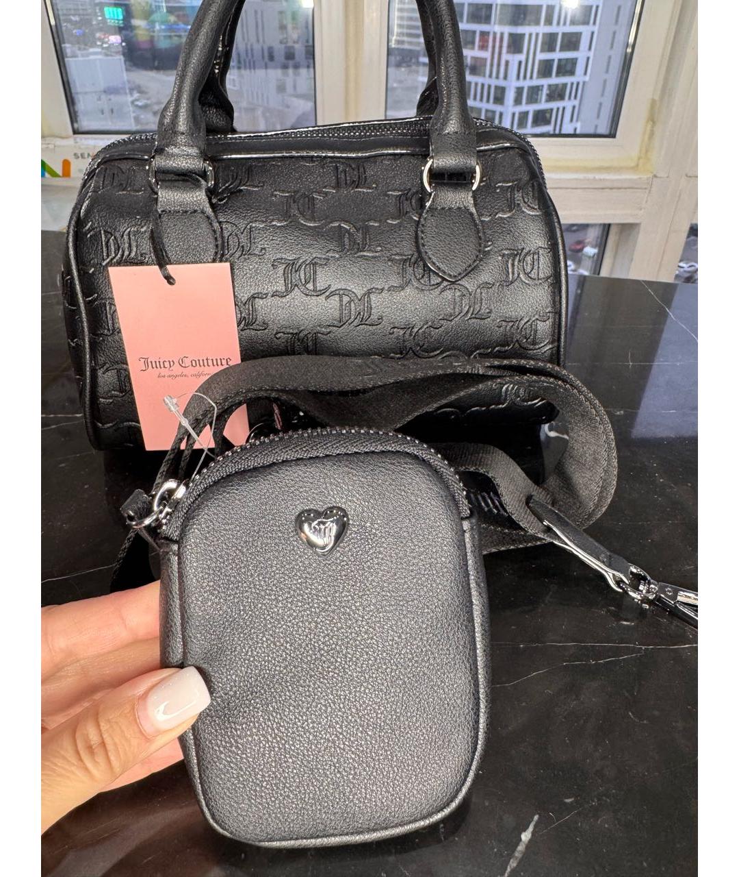 JUICY COUTURE Черная сумка через плечо, фото 6