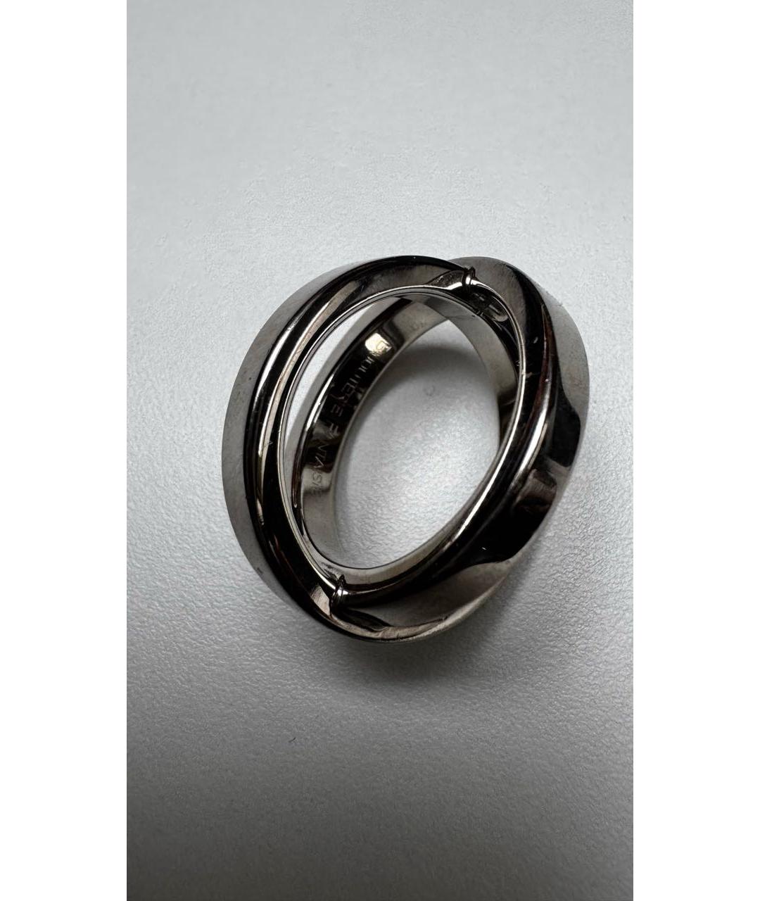 HERMES Серебряное металлическое кольцо, фото 3