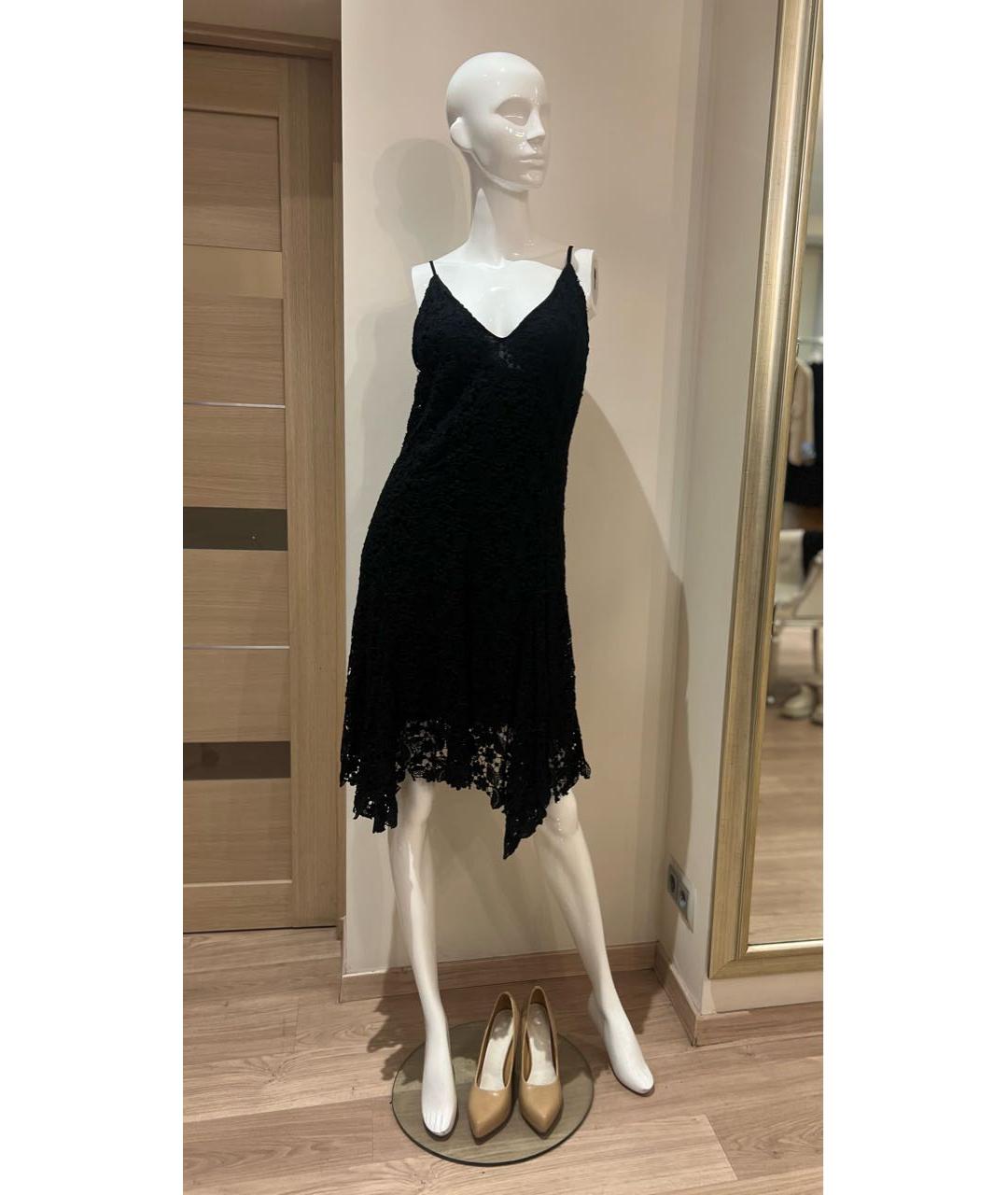 RALPH LAUREN Черное вискозное вечернее платье, фото 4