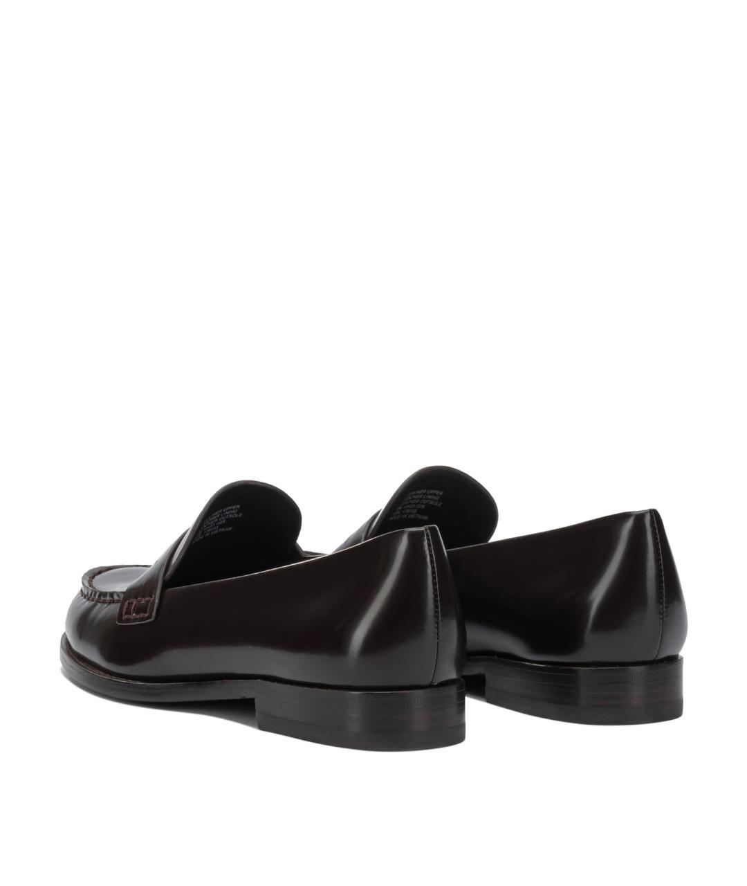 TORY BURCH Коричневые кожаные лоферы, фото 4