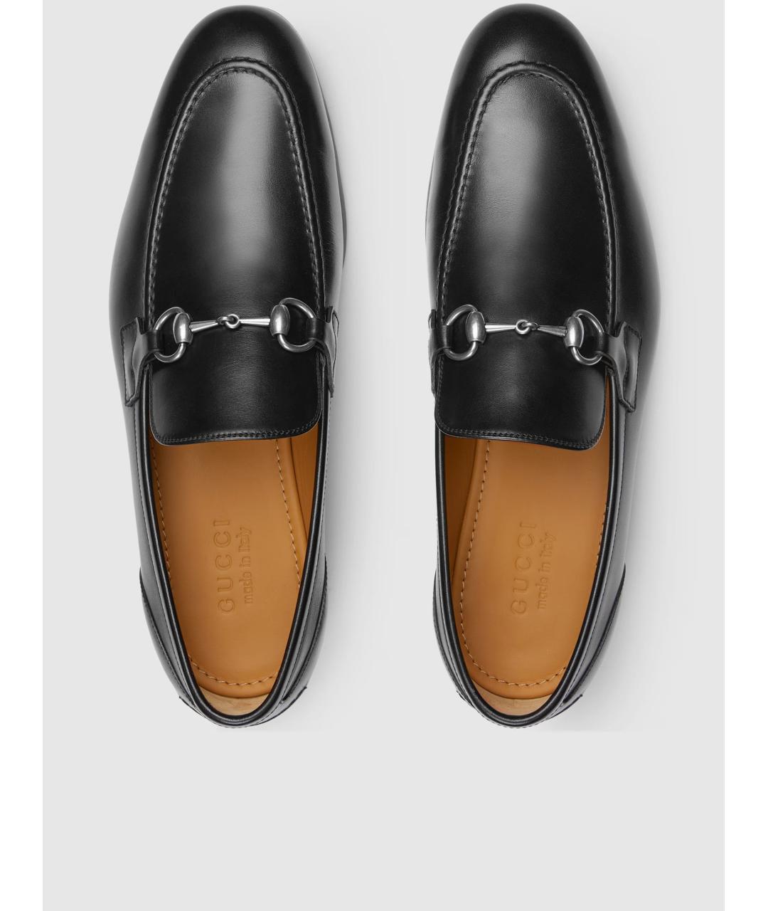 GUCCI Черные кожаные лоферы, фото 6