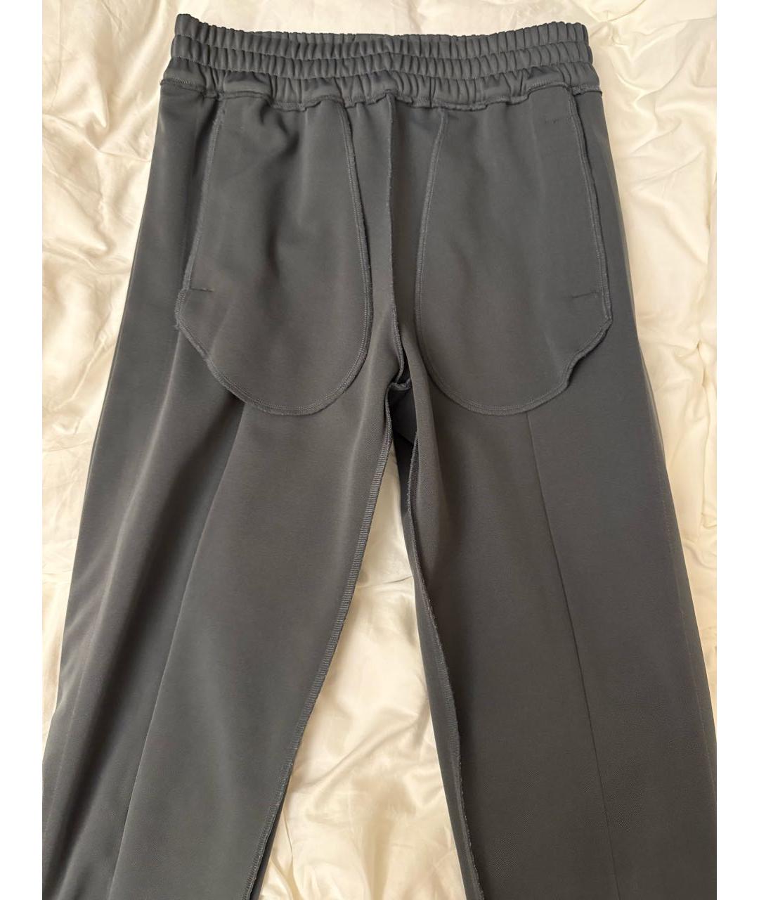 PALM ANGELS Антрацитовые полиэстеровые повседневные брюки, фото 3