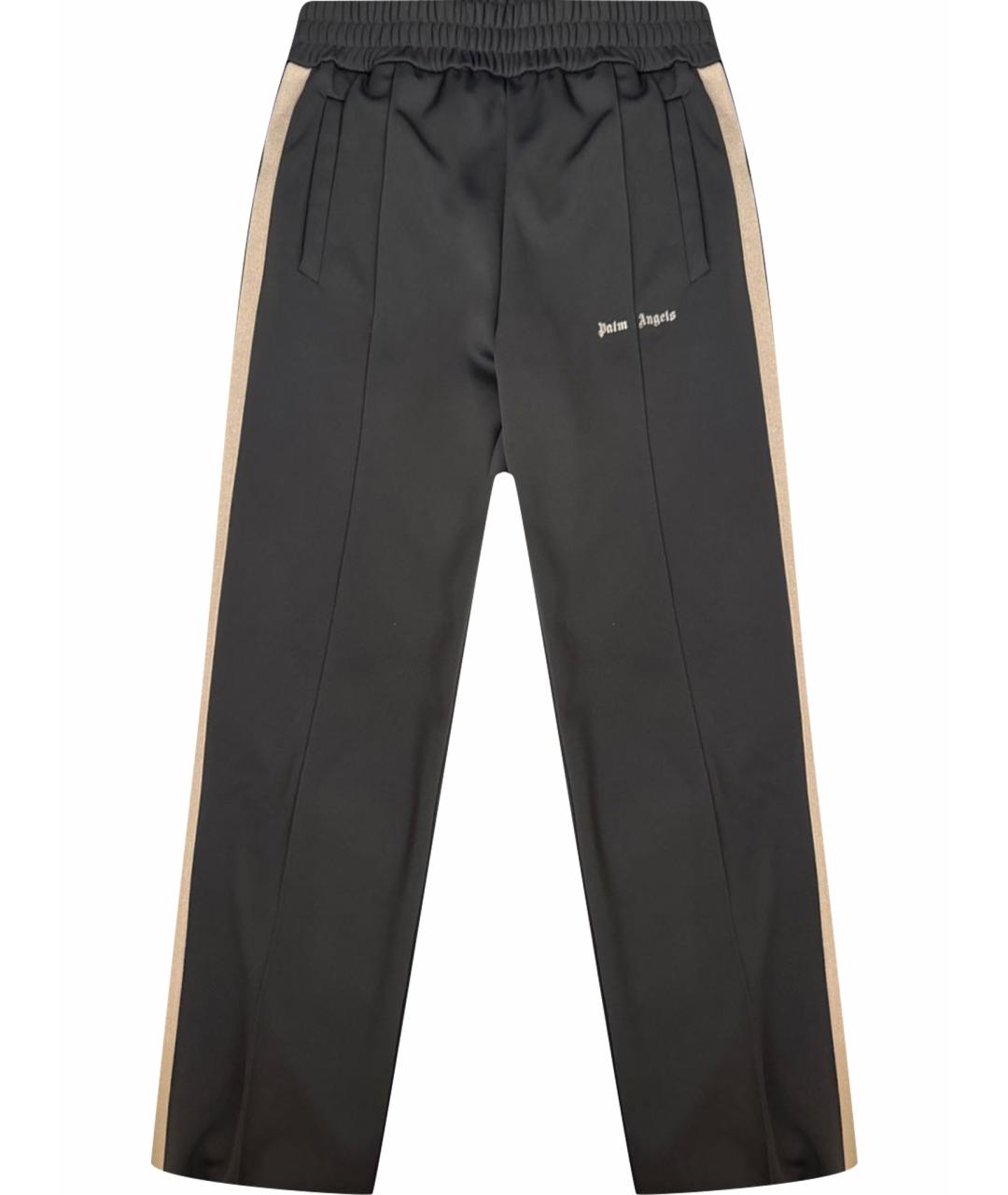 PALM ANGELS Антрацитовые полиэстеровые повседневные брюки, фото 1